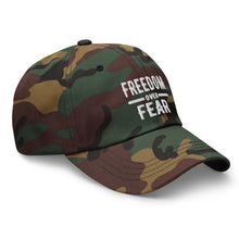 Cargar imagen en el visor de la galería, Freedom over Fear Dad hat