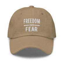 Cargar imagen en el visor de la galería, Freedom over Fear Dad hat