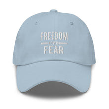 Cargar imagen en el visor de la galería, Freedom over Fear Dad hat