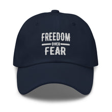 Cargar imagen en el visor de la galería, Freedom over Fear Dad hat