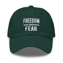 Cargar imagen en el visor de la galería, Freedom over Fear Dad hat