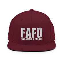 Cargar imagen en el visor de la galería, FAFO Snapback Hat
