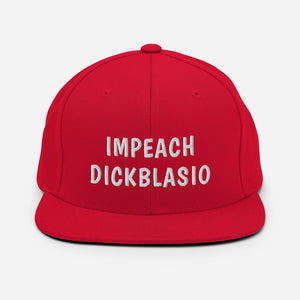 Snapback Hat impeach dickblasio