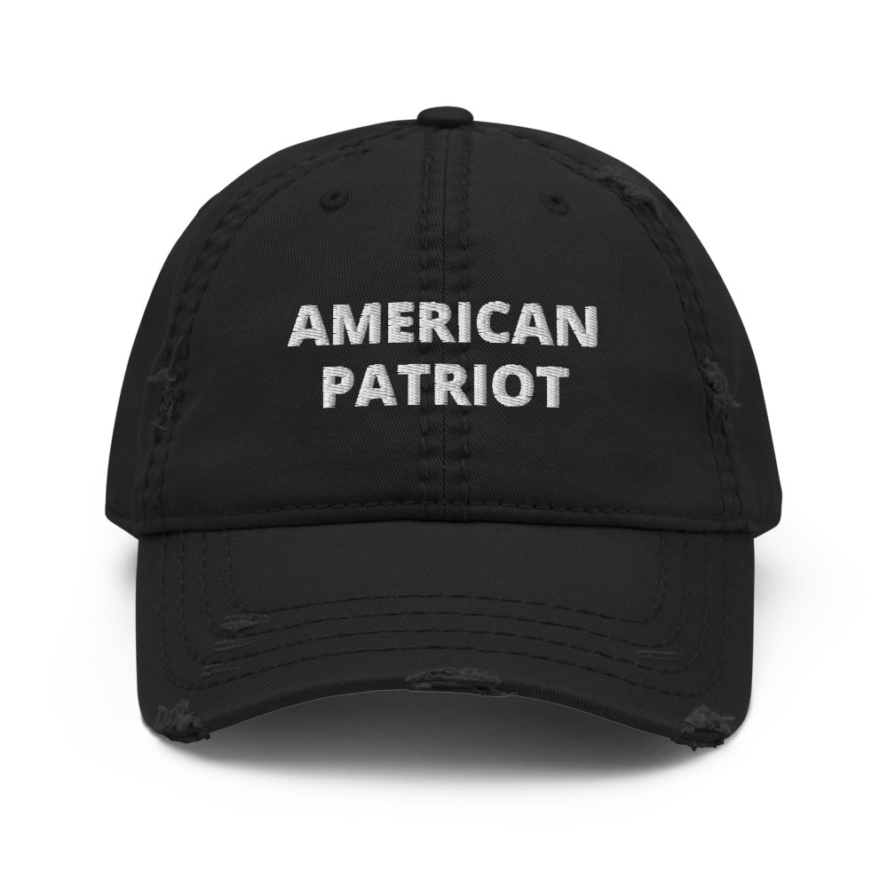 American Patriot Distressed Dad Hat