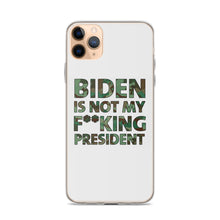 Cargar imagen en el visor de la galería, Biden Is Not My F**KING President Camouflage iPhone Case