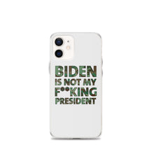 Cargar imagen en el visor de la galería, Biden Is Not My F**KING President Camouflage iPhone Case