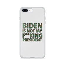 Load image into Gallery viewer, Biden Is Not My F**KING President Camouflage iPhone Case
