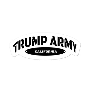 Trump Army California Sticker - Real Tina 40