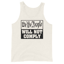 Charger l'image dans la galerie, We The People Will Not Comply Unisex Tank Top