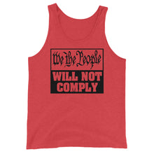 Charger l'image dans la galerie, We The People Will Not Comply Unisex Tank Top