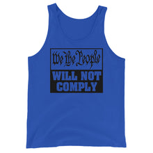 Charger l'image dans la galerie, We The People Will Not Comply Unisex Tank Top