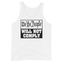 Charger l'image dans la galerie, We The People Will Not Comply Unisex Tank Top