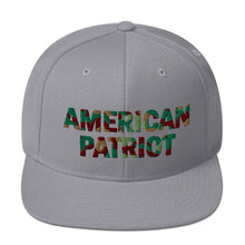 Cargar imagen en el visor de la galería, American Patriot (Camo) Snapback Hat - Real Tina 40