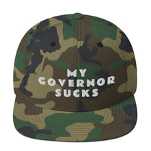 Cargar imagen en el visor de la galería, My Governor Sucks Snapback Hat - Real Tina 40