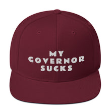 Cargar imagen en el visor de la galería, My Governor Sucks Snapback Hat - Real Tina 40