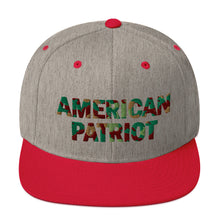 Cargar imagen en el visor de la galería, American Patriot (Camo) Snapback Hat - Real Tina 40