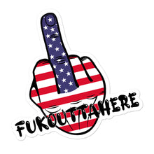 Cargar imagen en el visor de la galería, Middle Finger FOH Kiss Cut Sticker - Real Tina 40