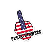 Cargar imagen en el visor de la galería, Middle Finger FOH Kiss Cut Sticker - Real Tina 40