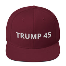 Cargar imagen en el visor de la galería, TRUMP 45 Snapback Hat - Real Tina 40
