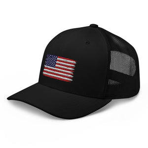 American Flag Trucker Cap