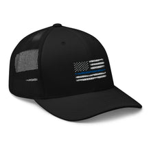 Cargar imagen en el visor de la galería, Thin blue line Trucker Cap
