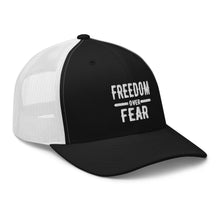 Cargar imagen en el visor de la galería, Freedom over Fear Trucker Cap