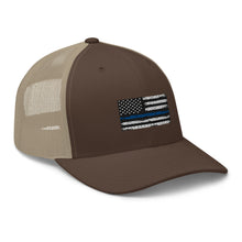 Cargar imagen en el visor de la galería, Thin blue line Trucker Cap