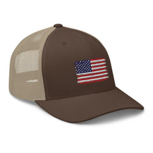 Cargar imagen en el visor de la galería, American Flag Trucker Cap