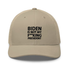 Cargar imagen en el visor de la galería, Biden is not my F**king President Trucker Cap