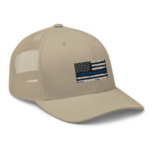 Cargar imagen en el visor de la galería, Thin blue line Trucker Cap