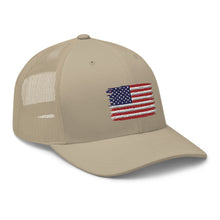 Cargar imagen en el visor de la galería, American Flag Trucker Cap