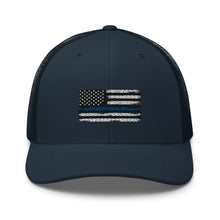 Cargar imagen en el visor de la galería, Thin blue line Trucker Cap