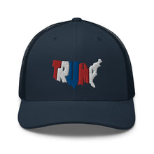 Cargar imagen en el visor de la galería, TRUMP USA Trucker Cap