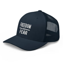 Cargar imagen en el visor de la galería, Freedom over Fear Trucker Cap