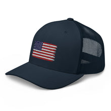 Cargar imagen en el visor de la galería, American Flag Trucker Cap