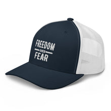 Cargar imagen en el visor de la galería, Freedom over Fear Trucker Cap