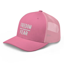 Cargar imagen en el visor de la galería, Freedom over Fear Trucker Cap