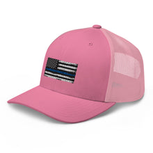 Cargar imagen en el visor de la galería, Thin blue line Trucker Cap