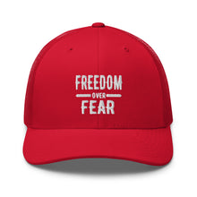 Cargar imagen en el visor de la galería, Freedom over Fear Trucker Cap