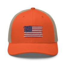 Cargar imagen en el visor de la galería, American Flag Trucker Cap