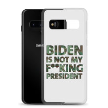 Cargar imagen en el visor de la galería, Biden Is Not My F**KING President Camouflage Samsung Case