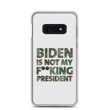 Cargar imagen en el visor de la galería, Biden Is Not My F**KING President Camouflage Samsung Case