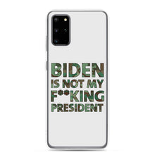 Cargar imagen en el visor de la galería, Biden Is Not My F**KING President Camouflage Samsung Case