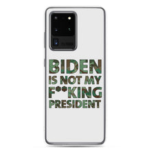 Cargar imagen en el visor de la galería, Biden Is Not My F**KING President Camouflage Samsung Case