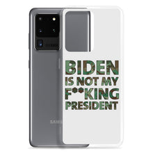 Cargar imagen en el visor de la galería, Biden Is Not My F**KING President Camouflage Samsung Case