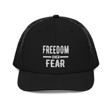 Charger l'image dans la galerie, Freedom over Fear Trucker Cap