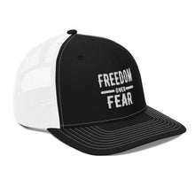 Charger l'image dans la galerie, Freedom over Fear Trucker Cap