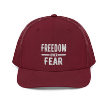 Charger l'image dans la galerie, Freedom over Fear Trucker Cap