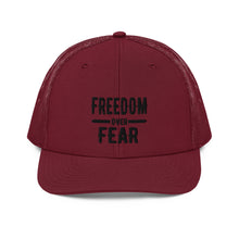 Charger l'image dans la galerie, Freedom over Fear Trucker Cap