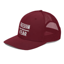 Charger l'image dans la galerie, Freedom over Fear Trucker Cap